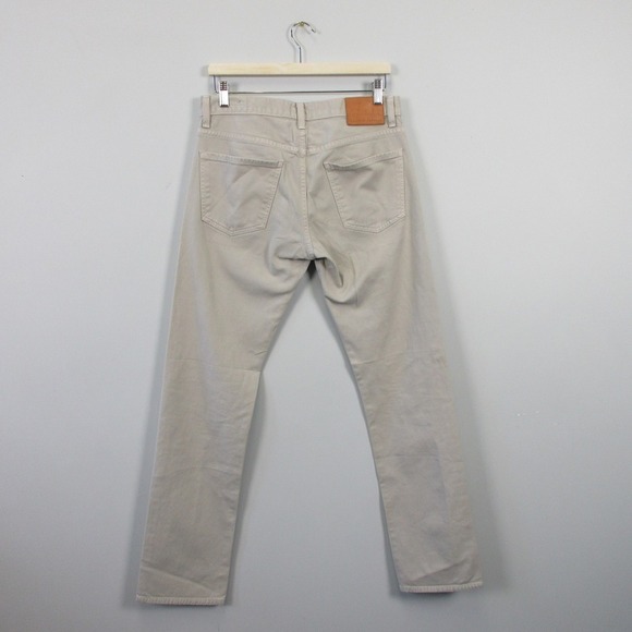 Citizens of Humanity Core Slim Straight Pants Men 31 Beige Cotton Comfort 558 - Picture 2 of 13